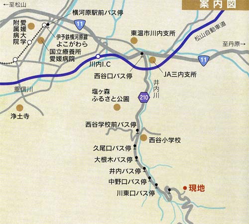 千年の森マップ